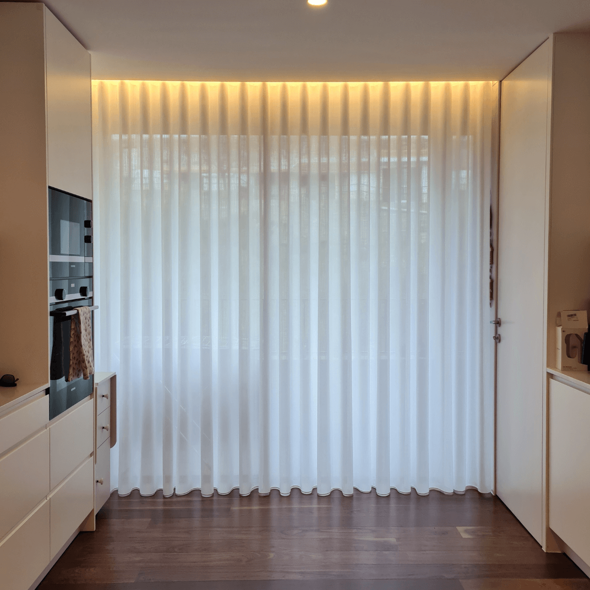 Cortina em onda para Cozinha